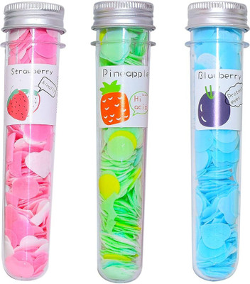 Trendy Styler Travel Soft Paper Soap Flower Design Tube Shape Bottle(3 x 10 g)
