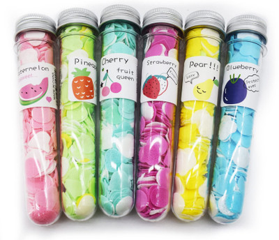 SHAGGY Mini Paper Soap Design Tube Shape Bottle 6 IN PACK (6 x 15g)(6 x 2.5 g)