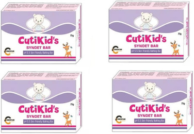 CutiKid's Soap Soft, Smooth, Moisturised 100GM (PACK OF 4)(4 x 100 g)