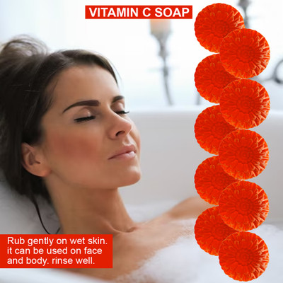 TERIHAR Pomegranate Power Vitamin C Bar (100GM) (PACK OF 10)(10 x 100 g)