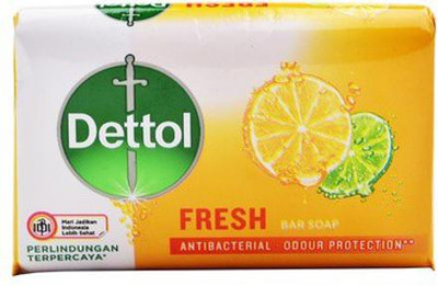 Dettol FRESH ANTIBACTERIAL SOAP 100 G X 6 (MADE IN INDONESIA) (6 x 16.67 g)