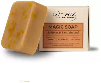 ACTIWOW Magic Soap Golden Care Bar with Turmeric and Milk(100 g)