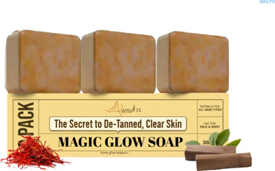 amalfix Magic Soap Ultra Soft Bar with Milk Cream and Vitamin E FERE(3 x 100 g)
