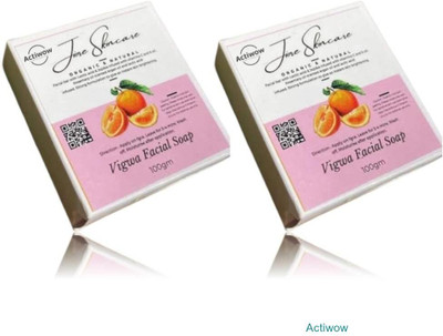 ACTIWOW Jiore Vigwa Facial Soap for Hydrated, Clear Glow Combo(2 x 100 g)
