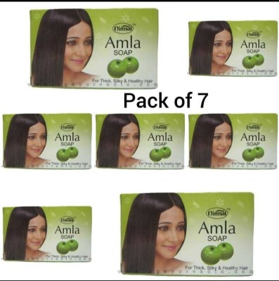 Nirmal AMLA FOR THICK SILKY A HEALTHY HAIR SOAP PACK OF 7(7 x 75 g)