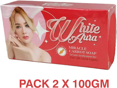 VITRACOS White Aura Fairness & Glow Herbal Soap(2 x 100 g)