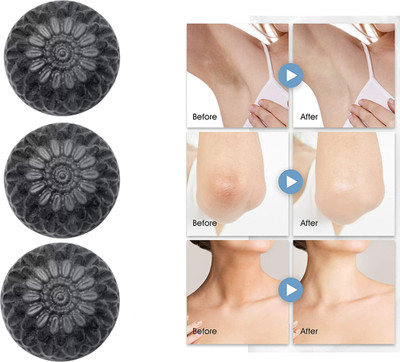 CHITAKSH Cleanse and revitalize with our premium charcoal soap(3 x 100 g)