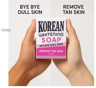 ACTIWOW Korean Soap Herbal Whitening Glow Essence(100 g)