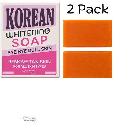 ACTIWOW Korean Soap with Herbal Glow Spot Care 2PCS(100 g)