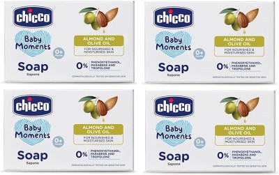 Chicco Baby Moments Soap For Newborn Babies(4 x 125 g)