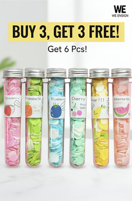 we ensign Paper Soap For Travel | Fruit Scented Sheets Easy To Carry(6 x 3.33 g)