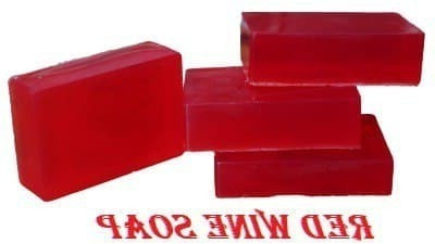 KINEX Red Wine Extract & Pomegranate Melt and Pour Soap-new35(4 x 100 g)