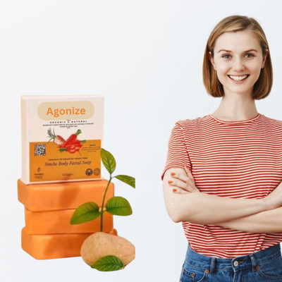 Agonize Jnoe Handmade Natural Soap 200g | Pack of 2<(2 x 100 g)