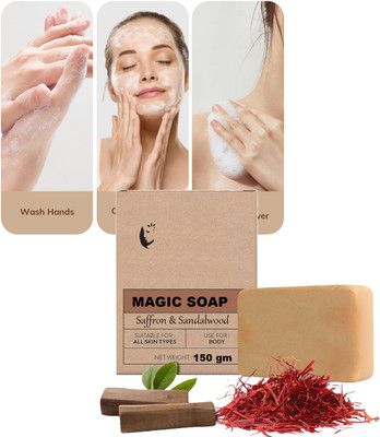 KAIASHA safflon and sandalwood hand made soap(150 g)