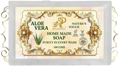 Pihaaru Soothing Aloe Vera Spa Soap – Handmade Luxury(100g)/(100 g)