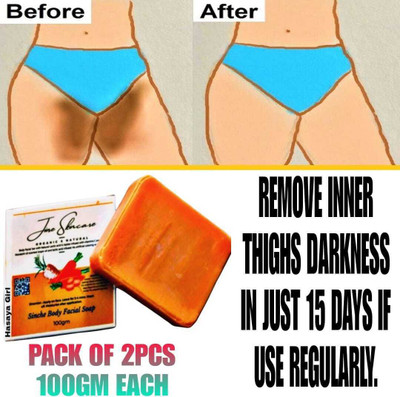 Jiore Skincare SINCHE Skin Whitening & Original Dtan soap 2pcs(2 x 100 g)