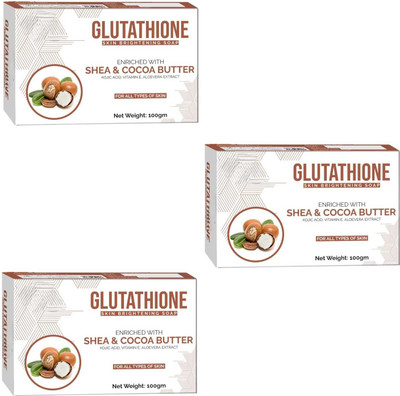 DOOMSDAY SHEA & COCONUT BUTTER SOAP FOR CLEAN & FRESH HEALTHY SKIN PACK OF(3 x 100 g)