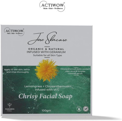 ACTIWOW Jiore Chrisy Soap Detoxifying Neem for Acne Care(100 g)