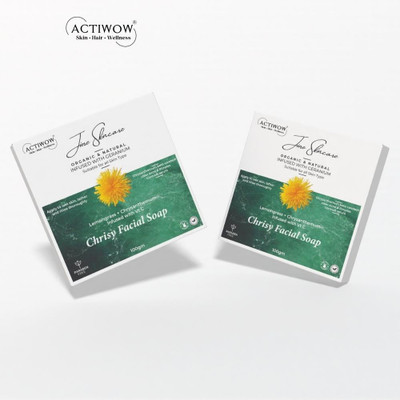 ACTIWOW Jiore Chrisy Soap Herbal Chamomile for Deep Cleansing CS01(2 x 50 g)