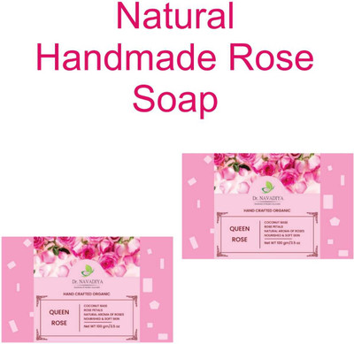Dr. NAvadiya Skincare Bathing Rose Soap (pck f 2)(2 x 100 g)