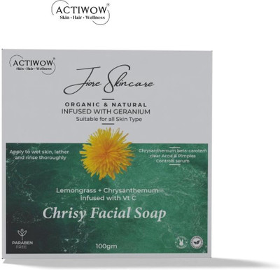 ACTIWOW Jiore Chrisy Soap Detoxifying Basil for Smooth Skin(100 g)