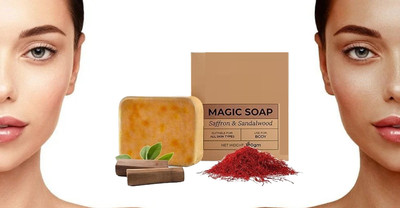 sheny soft Fresh Skin Sandalwood & Saffron Bathing Soap Handmade(150 g)
