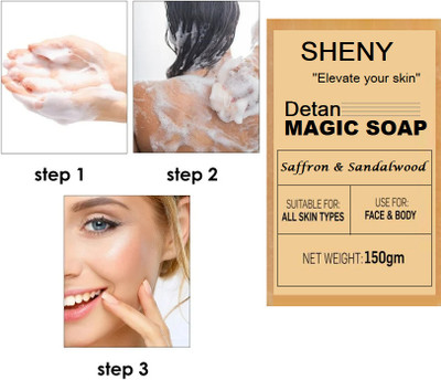 Sheny Soaps for Bath Body Tan Removal Soap & Detan Soap(150 g)