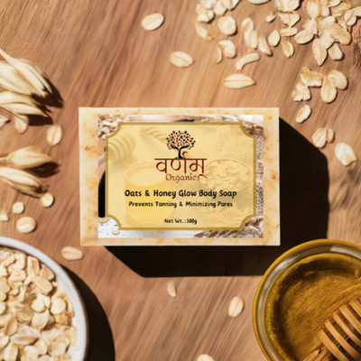 Varnam Organics Oat & Honey Glow Body Soap(100 g)