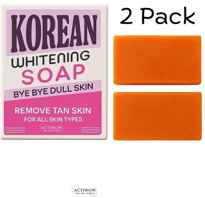ACTIWOW Korean Soap with Glow Skin Complex 2PCS(100 g)