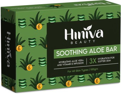 Hiniva Beauty Pure Organic Glycerin, Turmeric & Aloe Vera Unisex Beauty Soap(100 g)