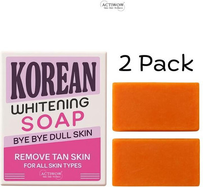 ACTIWOW Korean Soap for Skin Glow & Smoothness 2PCS(100 g)