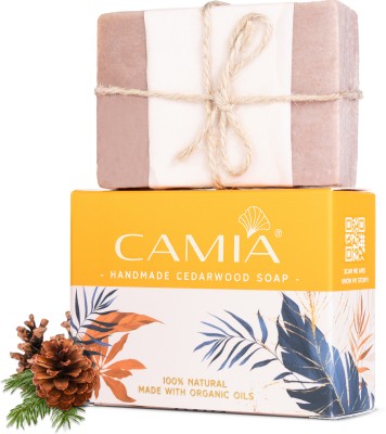 CAMIA Handcrafted Cedarwood Cold Processed Soap(125 g)