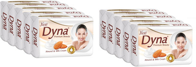 Dyna Premium Beauty Sandal& Saffron Extracts Bathing Soap 100gm x 5 2Set(10 x 100 g)