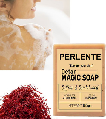 PERLENTE Handmade Soap Detan Soap Bar - Tan Removal(150 g)