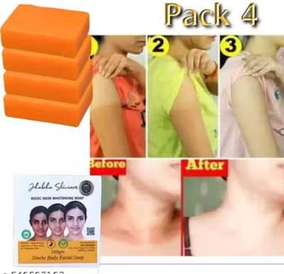 Dr. NAvadiya - Kojic Skin Whitening Soap - 100 Grams(4 x 100 g)