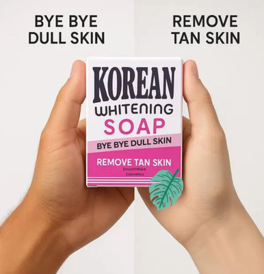 SmoothWave Cosmetics Korean Beauty Whitening Soap – Tan Out, Glow In Formula-207(2 x 50 g)