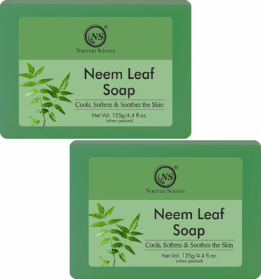 Nuerma Science Herbal Natural Neem Bath Soap Handmade Soap(2 x 125 g)