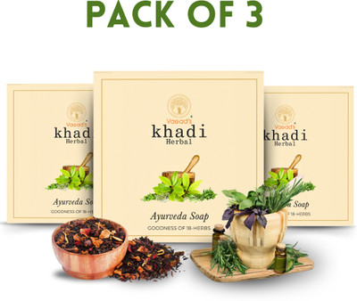 vagad's khadi Ayurveda Soap(3 x 100 g)