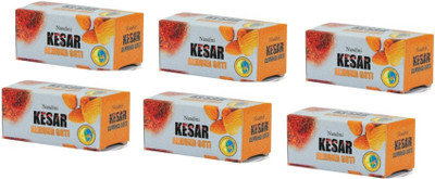 Nandini KESAR AND ALMOND GOTI SOAP(6 x 25 g)