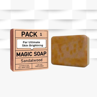 Agonize magic soap Ayurvedic Saffron Sandalwood soap (100gm),,(100 g)