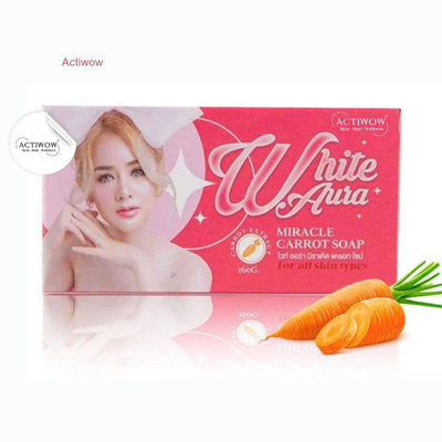 ACTIWOW White Aura Cool Touch Menthol Soap for Refreshing Bath(100 g)