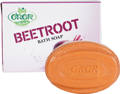 GRGR Beetroot bath soap pack of 3 for tan removal -300gm(3 x 100 g)