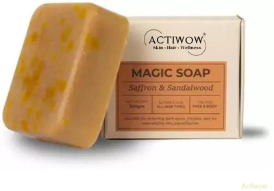 ACTIWOW Magic Soap Morning Bloom Bar with Rose and Citrus(100 g)