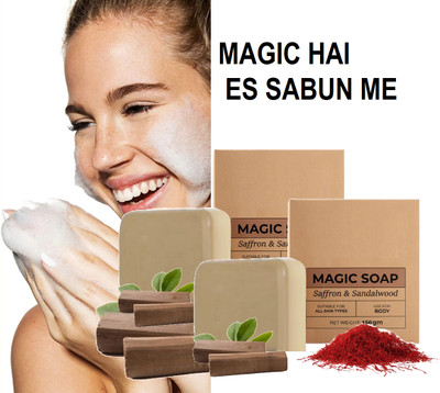 sheny soft got milk sandawood and saffron magic soap(2 x 150 g)