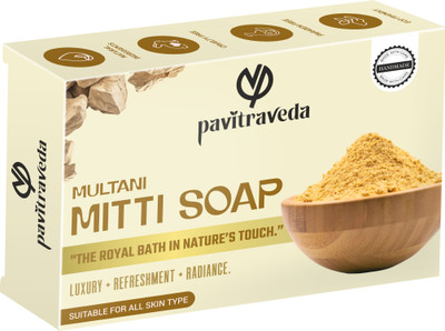 Pavitraveda Pure Multani Mitti Skin Brightening Soap(100 g)