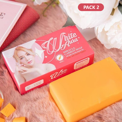 ODDEVEN WhiteAura Skin Brightening Soap for Glowing & Radiant Skin(2 x 100 g)