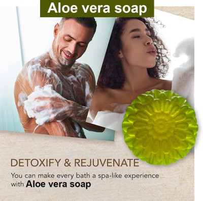 Groovy Aloe Vera Soap with Honey for Extra Hydration(100 g)