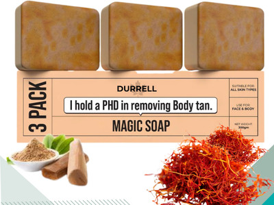 DURRELL GHR Soaps Magic Soap Everyday Skincare Soap ghr soap tan removal(3 x 1666.67 g)