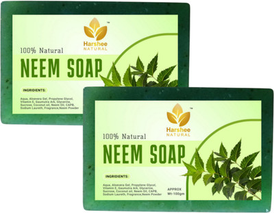 Harshee Natural neem soap pck 2(2 x 100 g)