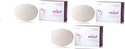 Aurelderma MOISOFT SKIN NOURISHING & MOISTUIZING BAR PACK OF 3 (3 X 75 G)(3 x 75 g)